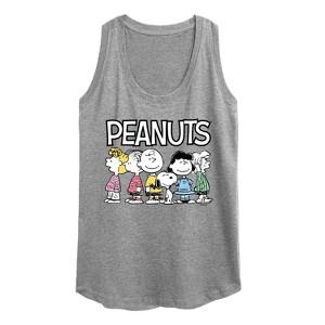Women's - Peanuts - Peanuts Crew Graphic Racerback Tank - 1 of 4