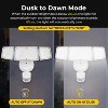 ZAFRO LED Flood Motion Sensor Outdoor Lights, 50W 5500LM 5000K Wet Location Waterproof,4 Lighting Modes, 4 Lighting Durations, White. - 4 of 4