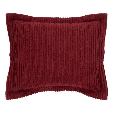 Jullian 100% Cotton Soft & Breathable Chenille Tufted Bold Stripes Design Pillow Shams, Luxurious All-Season, Machine Washable