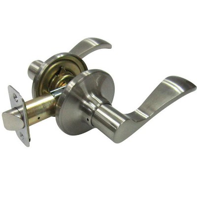Faultless Naples Lever Satin Nickel Passage Lever Right Handed