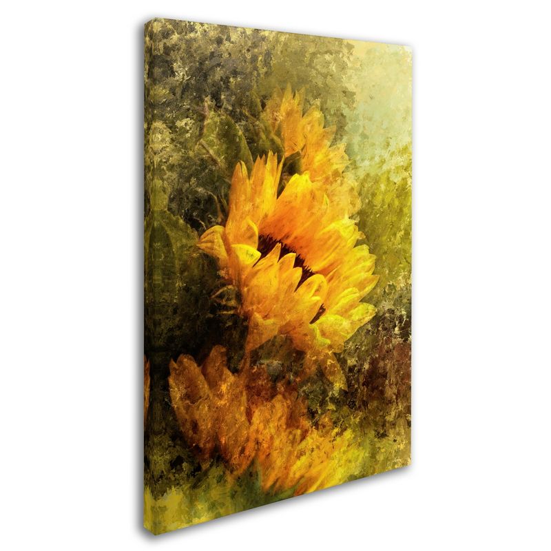 Trademark Fine Art -Jai Johnson 'Impressionist Sunflowers' Canvas Art, 1 of 4
