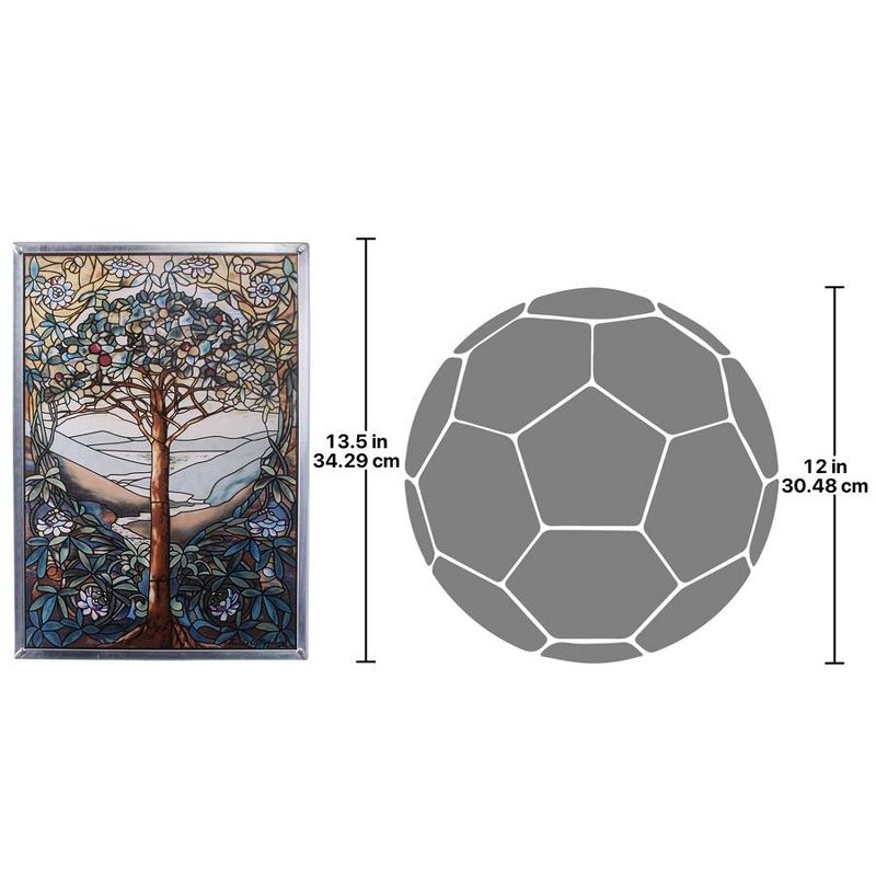 Design Toscano Tree of Life Art Glass, 2 of 5