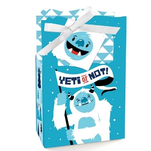 Big Dot of Happiness Yeti to Party - Abominable Snowman Party or Birthday Party Favor Boxes - Set of 12 - 1 of 4