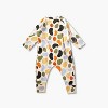 Gender Neutral Kid's Pebbles Waffle Romper - Sapling Organic - 2 of 3