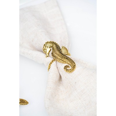 C&F Home Seahorse Napkin Rings - Thumbnail 4