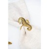 C&F Home Gold Seahorse Napkin Rings Set of 4 - 4 of 4