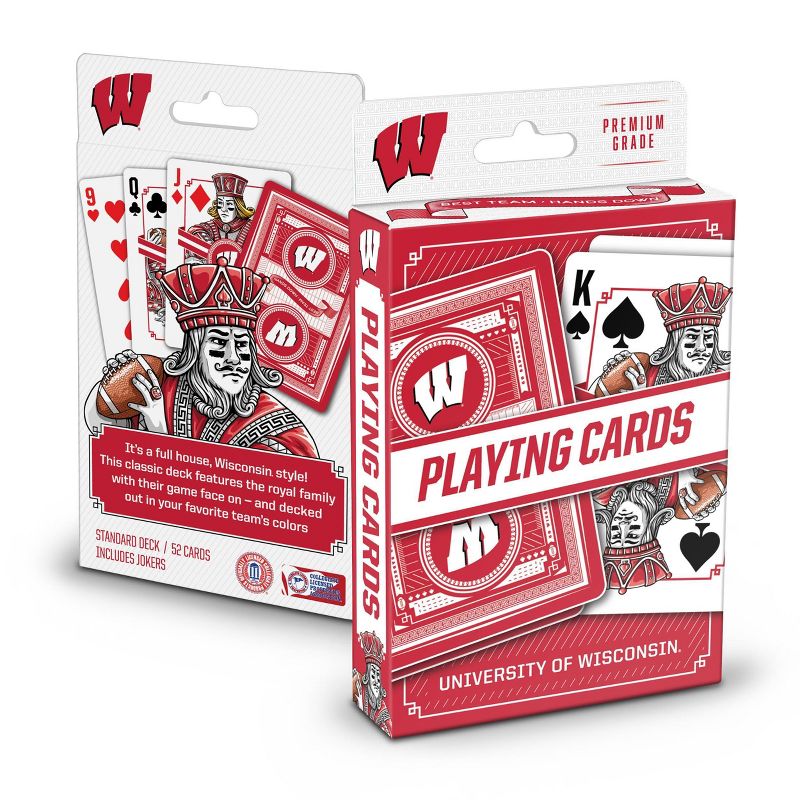 NCAA Wisconsin Badgers Classic Series Playing Cards, 1 of 6