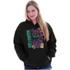 PACMAN Halloween Video Game Credit Hoodie Sweatshirt Women Men Brisco Brands - 3 of 4