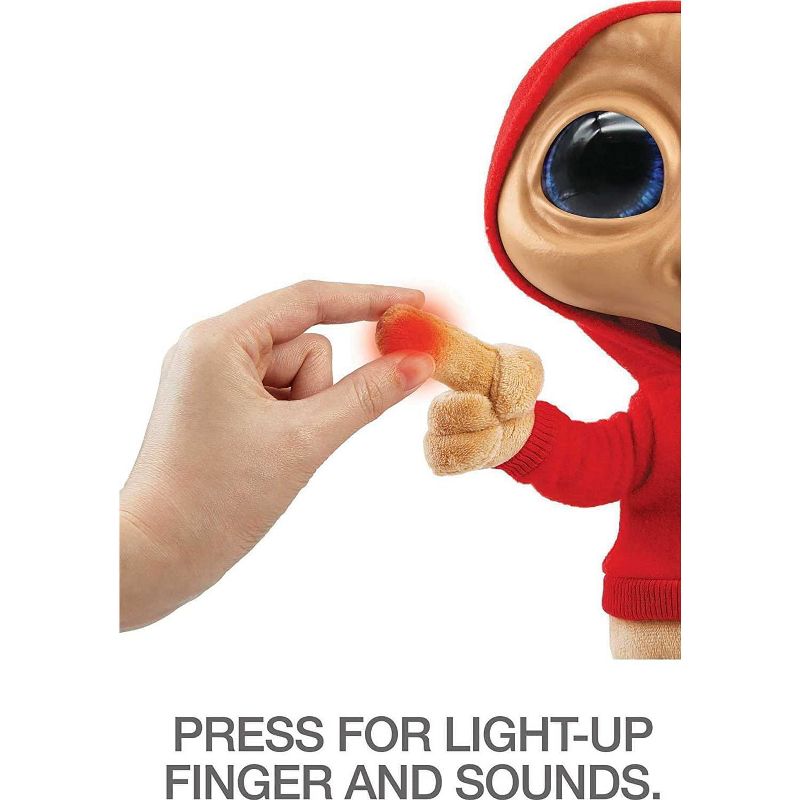 Mattel E.T. The Extra-Terrestrial 40th Anniversary 11 Inch Plush with Lights and Sound, 2 of 5