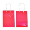 Blue Panda 20 Pack Small Hot Pink Gift Bags with Handles, Tissue Paper, Hang Tags, 7.9 x 5.5 x 2.5 In - 4 of 4