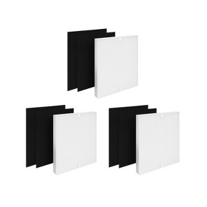 Nispira True HEPA Filter Replacement Set Compatible with Coway Airmega 200M Air Purifier AP-1518, Mighty Air AP-1512HH, 3 Sets - 1 of 4