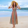 Women's V-Neck Flutter Sleeve Maxi Dress - Cupshe - 4 of 4