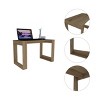INFURNIC Desks Modern Writing Computer Desk with Spacious Surface Easy Assembly and Ample Legroom, Brown, 23.6"*47.2"*28.7" - 2 of 4