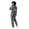 Kuromi Hearts & Bows Women's 2-Pack Charcoal Long Sleeve Crop Hoodie & Joggers Combo Set - 4 of 4