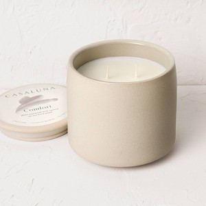 2 Wick Ceramic Jar Candle with Lid Comfort - Casaluna™ - 1 of 4