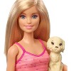 Barbie Doll, Blonde, and Playset with 3 Puppies, Bathtub and Accessories, - 3 of 4