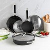 Nordic Ware Verde 6 Piece Ceramic Nonstick Skillet & Lid Set - 2 of 4