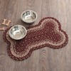 Burgundy Tan Indoor/Outdoor Medium Bone Rug 15x23 - 4 of 4