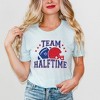 Simply Sage Market Women's Team Halftime Distressed - Blue Short Sleeve Graphic Tee - 2 of 4
