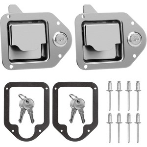 Attop Truck Tool Box Latch Replacement Stainless Steel Toolbox Paddle Lock Replacement Handle with Keys(2 Pack) - 1 of 4