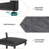 Bar Table and Chairs Set for 2 with 3-Tier Storage Shelves, Space-Saving Modern Bar Furniture, for Living Room, Dining Room, Small Apartment - 4 of 4