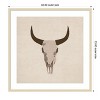 Amanti Art Skull by Emel Tunaboylu Wood Framed Wall Art Print - 4 of 4