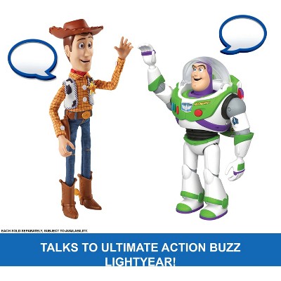 Детские фигурки Toy Story 5 Disney and Pixar Toy Story 5 Ultimate Action Woody Figure, Simple & Animated Mode, 16" Posable — фото 5