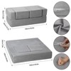 Kids Sofa Couch, Modular Baby Floor Sofa, Toddler Play Couch for Playroom Furniture, Sectional Couch for Children, Convertible Foam and Floor Cushion - 2 of 4