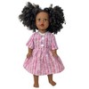 Doll Clothes Superstore Pink Stripe Glitter Dress Fits 18 Inch Girl Dolls LIke American Girl Our Generation My Life Dolls - 2 of 4