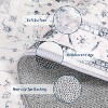 Washable Runner Rugs, Floral Vintage Distress Rugs, Traditional Medallion Non-Slip Foldable Stain-Resistant Soft Low Pile Rugs - 4 of 4