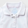Girls' Adaptive Long Sleeve Uniform Polo Shirt - Cat & Jack™ - 3 of 3