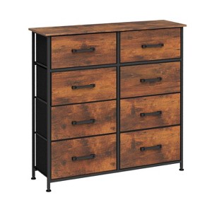 BestMassage 5/8/9-Drawer Fabric Dresser with Wood Top Versatile Storage Cabinet Organizer with Steel Frame - 1 of 4