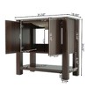 NicBex 36" Freestanding Vanity, Bathroom Vanity with Sink, Ceramic Basin, Modern Vanity Bathroom Cabinet with Open Shelf at the Bottom - 4 of 4