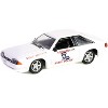 1993 Ford Mustang SSP White "Louisiana State Police State Trooper" "Hot Pursuit" Series 45 1/64 Diecast Model Car by Greenlight - 2 of 3