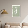 Art Remedy Linen Leaf Screen Minimalistic Botanical and Floral Art Prints Unframed - 2 of 4