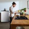 ZAFRO Small Mini Freezer, 3.0 Cu.Ft Upright Freezer, Compact Standing Deep Freezer with Adjustable Thermostat, Removable Shelves , Silver - 4 of 4