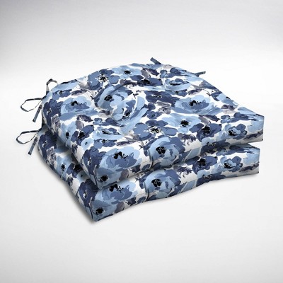 2pk Garden Delight Wicker Chair Cushions - Arden Selections
