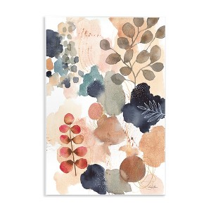 Stupell Industries Abstract Botanical Shape Collage Wall Plaque Art - 1 of 4