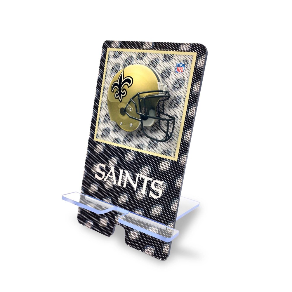 Photos - Other for Mobile NFL New Orleans Saints 5D Helmet Phone Stand - Gold