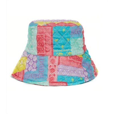Women's Wo's Quilted Patterned Bucket Hat - jocelyn