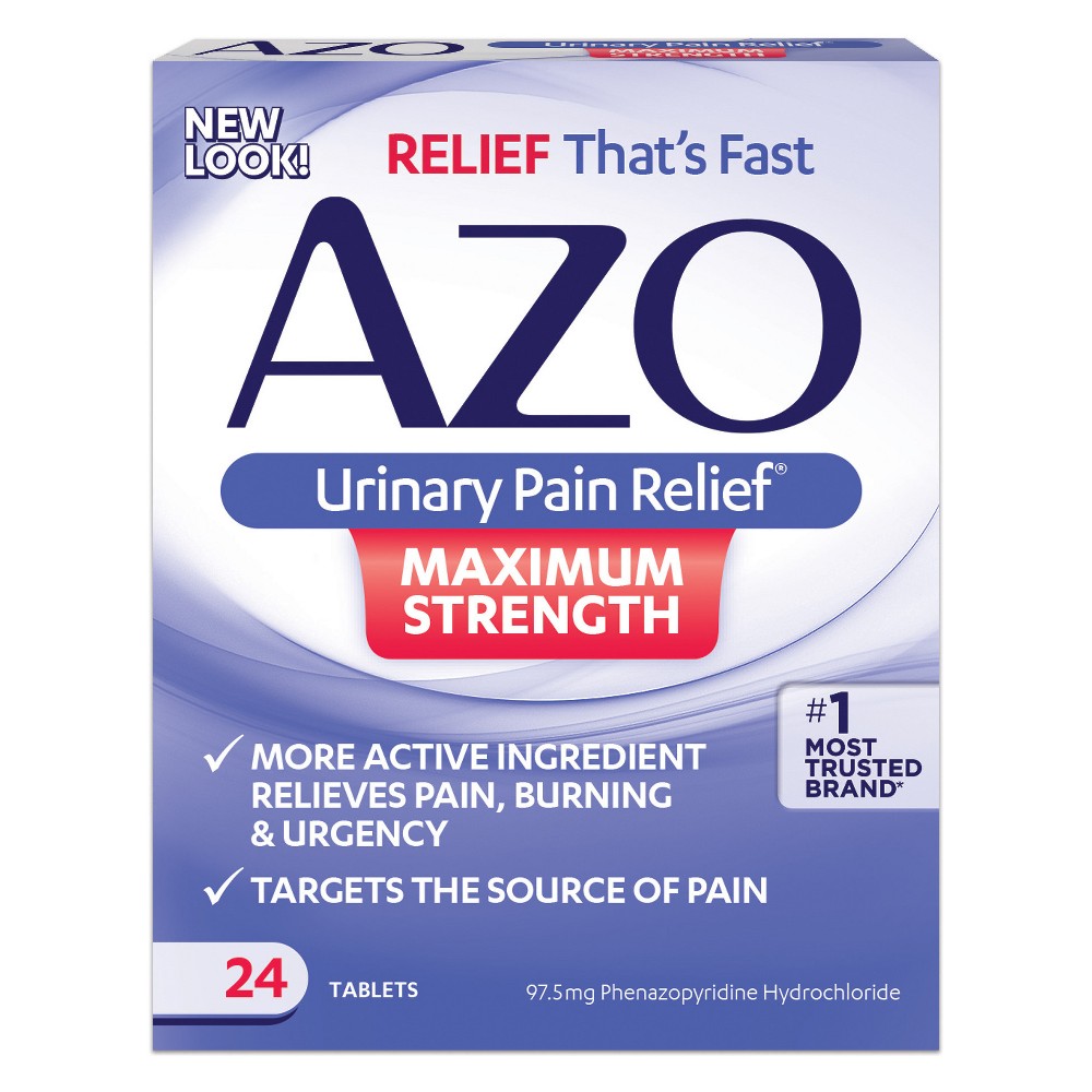 Azo Maximum Strength Urinary Pain Reliever, 97.5mg