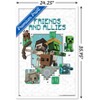 Trends International Minecraft: Legends - Friends and Allies Framed Wall Poster Prints - 3 of 4