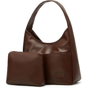 Women Tote Handbags Chic Vegan Leather Tote Bag Purse Stylish Casual Trendy Large Soft Bag - 1 of 4