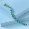Ross-Simons Mohave Turquoise Bracelet in 18kt Gold Over Sterling - 3 of 4