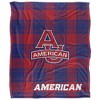 American University Campus Plaid Spirit Silky Touch Super Soft Throw Blanket 50x60 - 2 of 4