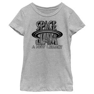 Girl's Space Jam: A New Legacy Cyber Logo T-Shirt - 1 of 4