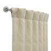 Galati Versatile Room Darkening Dual Header Curtain Panel Linen by Thermalogic - 2 of 4