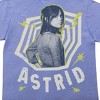 Beetlejuice Beetlejuice Astrid Character Art Adult Periwinkle Crew Neck Short Sleeve T-shirt - 3 of 4