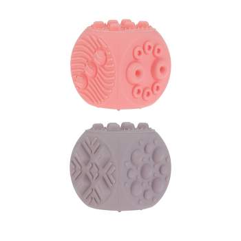 Nuby SIlicone Block Poppers Teether - Girl - 2pk
