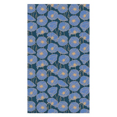 Emanuela Carratoni Moody Blue Garden Tablecloth - Deny Designs